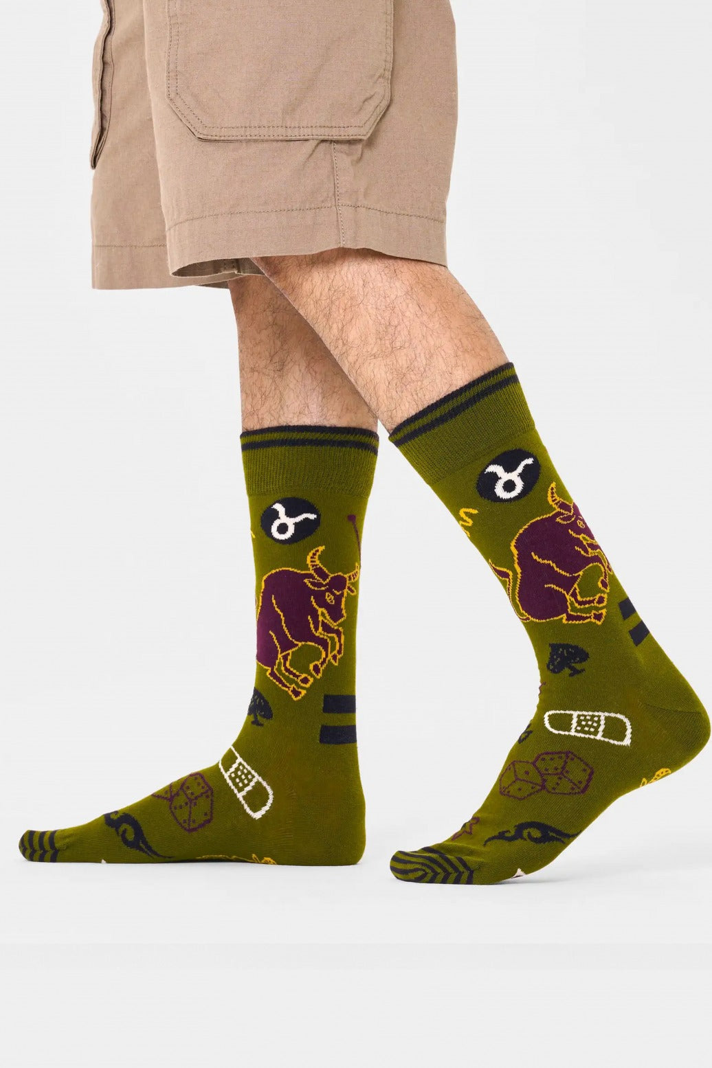 HAPPY SOCKS TAURUS SOCK en color VERDE  (1)