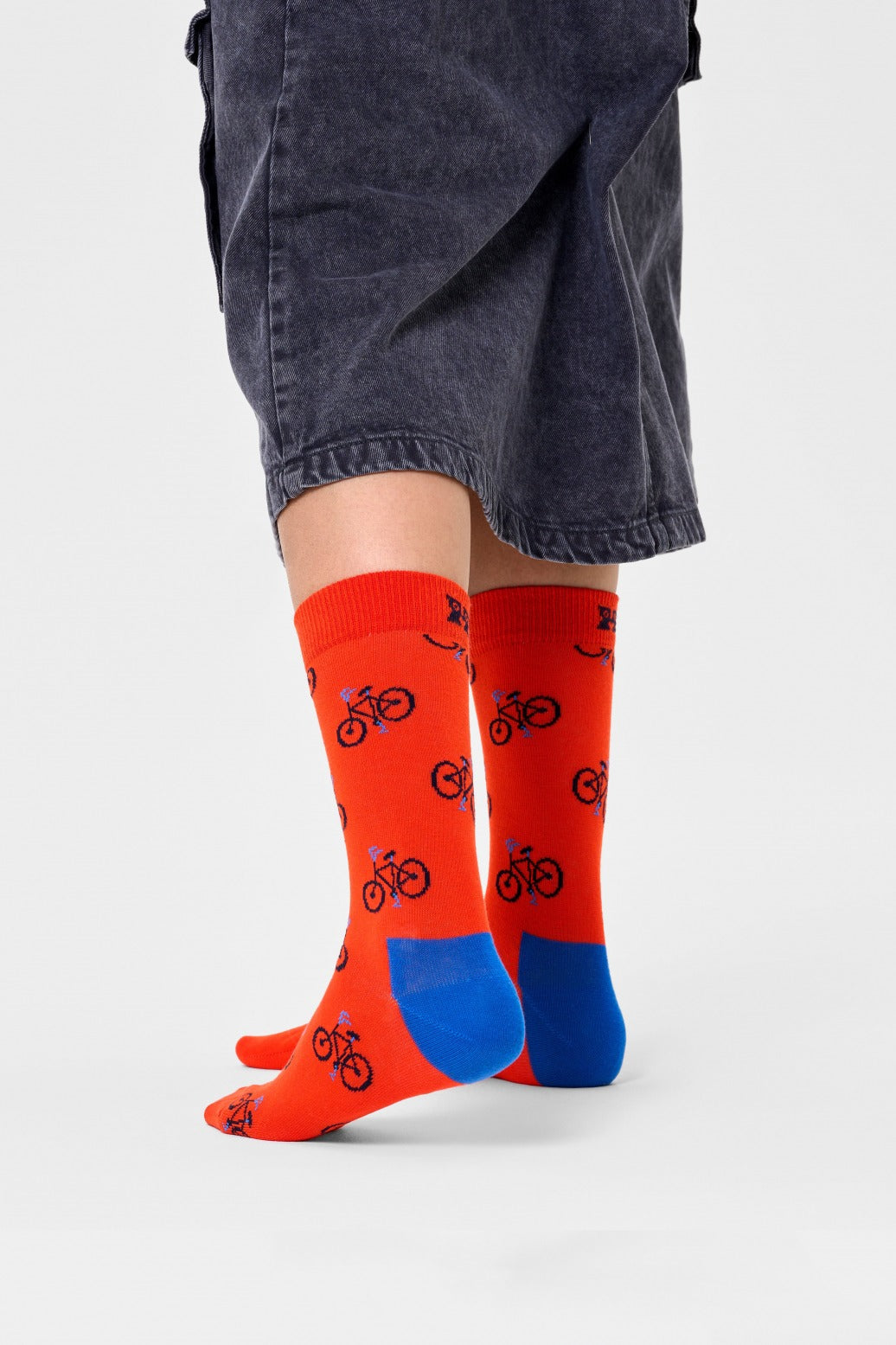 HAPPY SOCKS BIKE SOCK en color ROJO  (1)