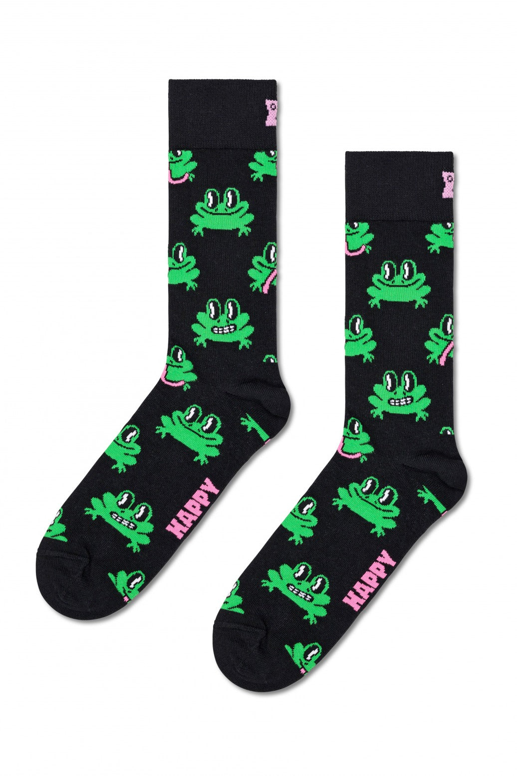 HAPPY SOCKS FROG SOCK en color NEGRO  (2)