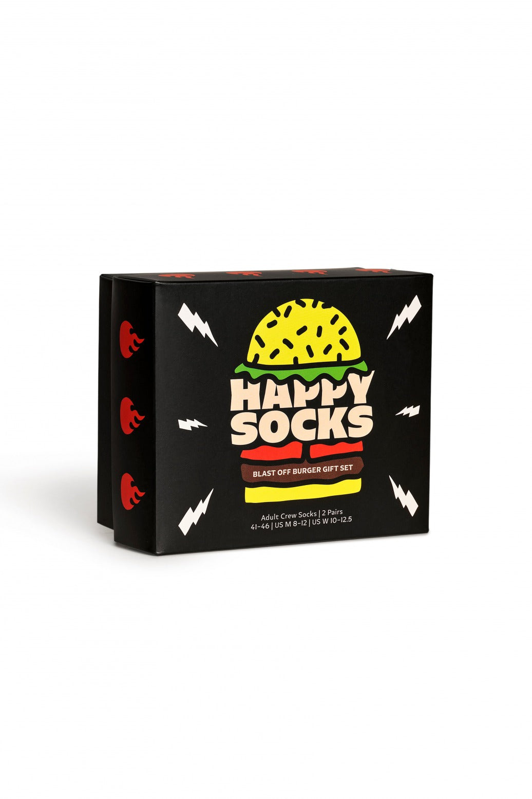 HAPPY SOCKS  -PACK BLAST OFF BURGER SOC en color MULTICOLOR  (3)