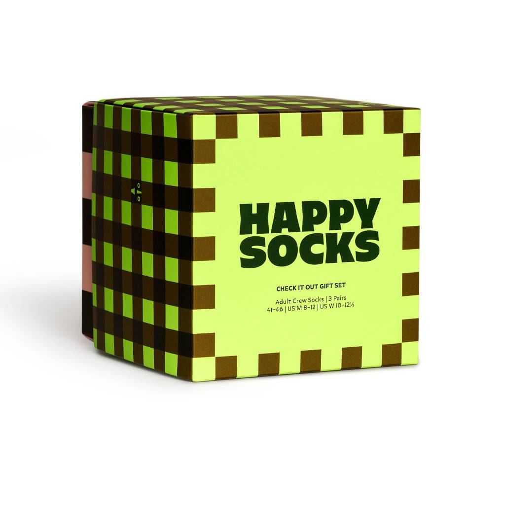 HAPPY SOCKS  -PACK CHECK IT OUT SOCKS G en color MULTICOLOR  (6)