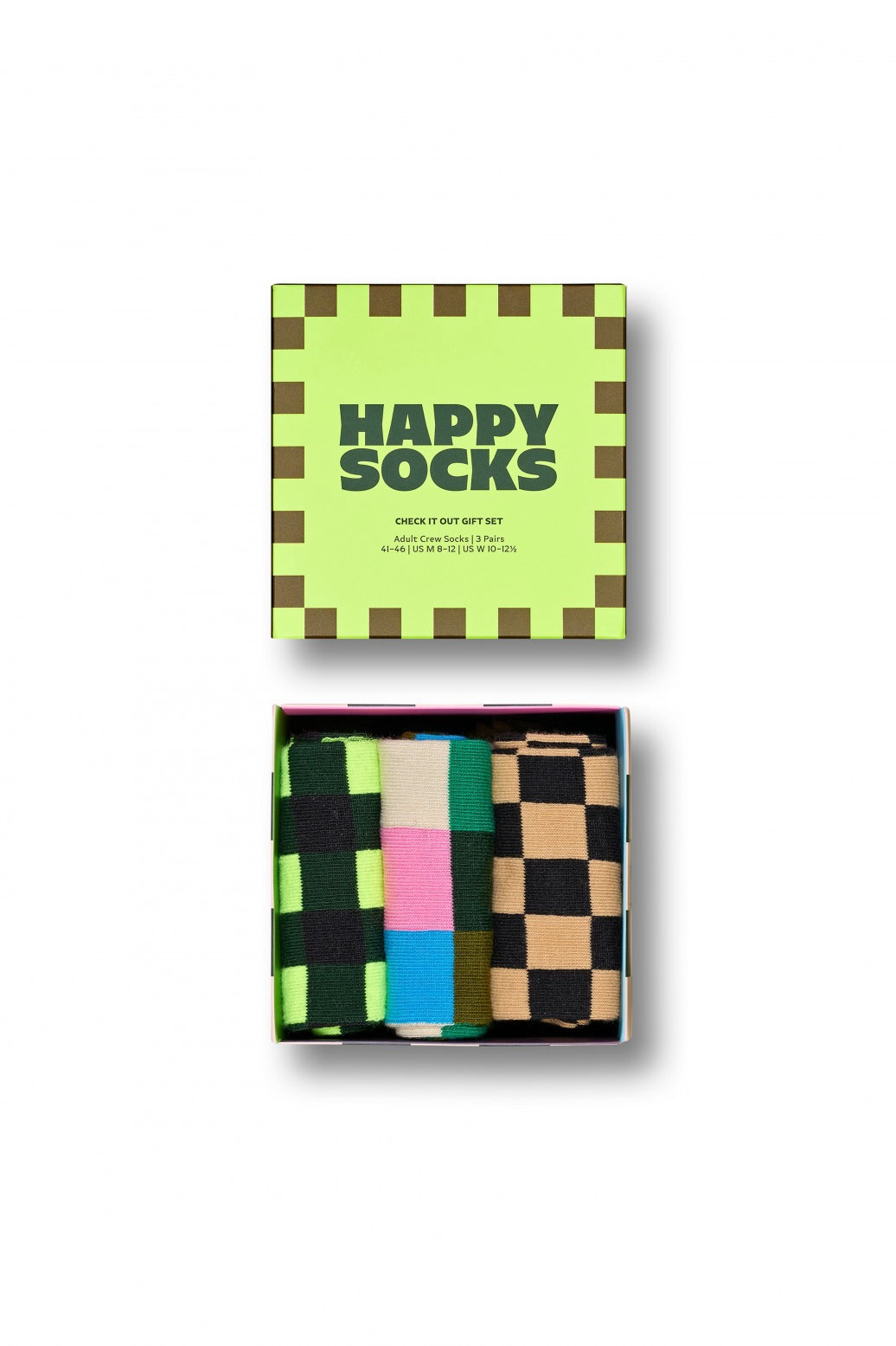 HAPPY SOCKS  -PACK CHECK IT OUT SOCKS G en color MULTICOLOR  (2)