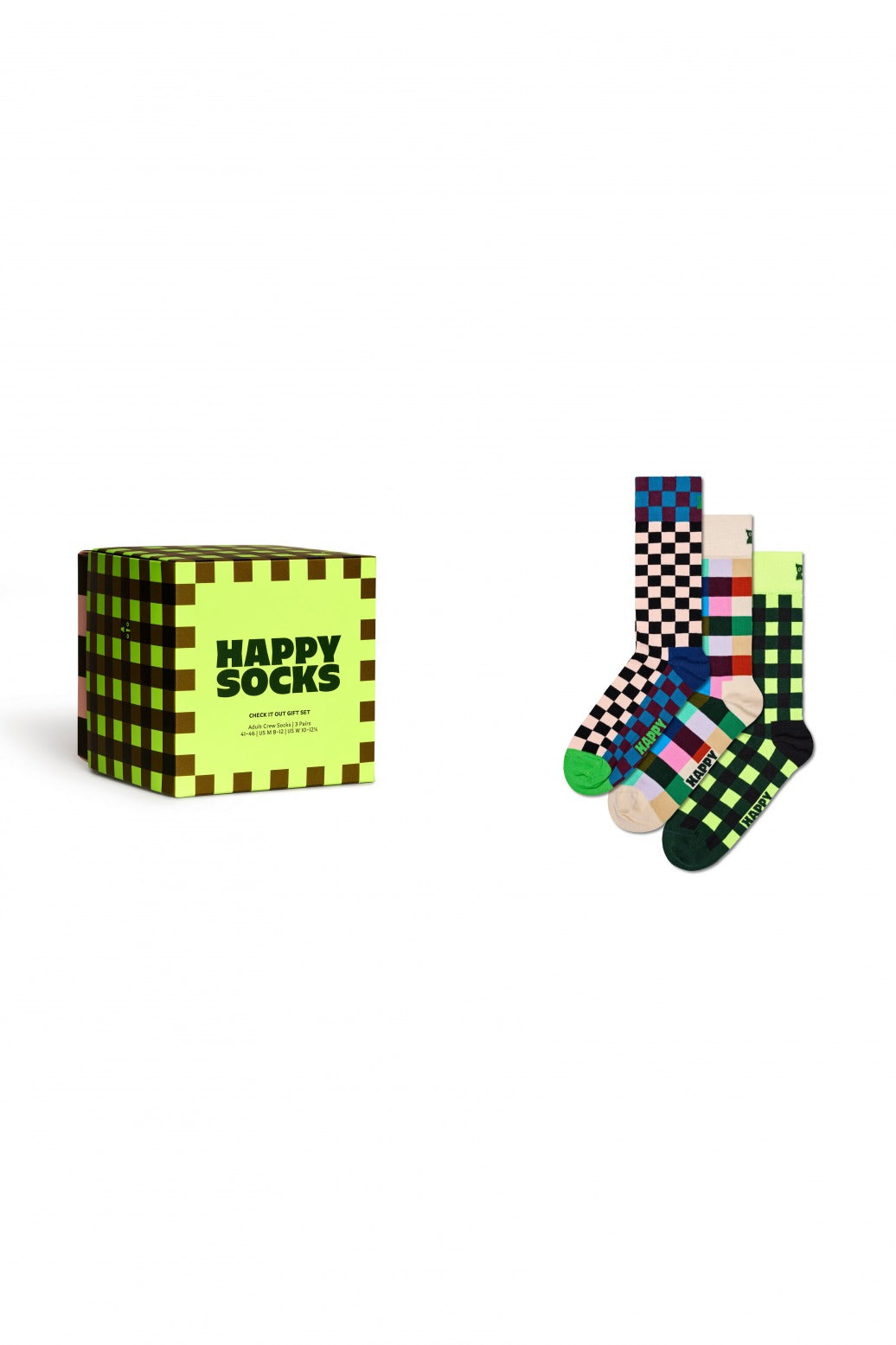 HAPPY SOCKS  -PACK CHECK IT OUT SOCKS G en color MULTICOLOR  (1)