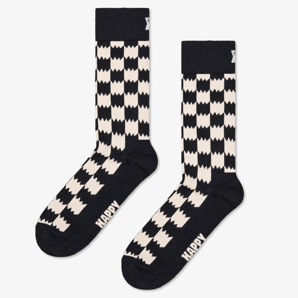 HAPPY SOCKS DIZZY CHECK SOCK en color NEGRO  (3)