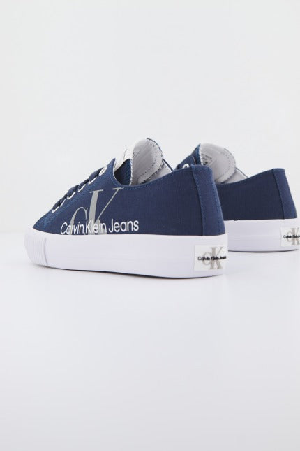 CALVIN KLEIN SNEAKER BASSA ALLACCIATA en color AZUL  (4)