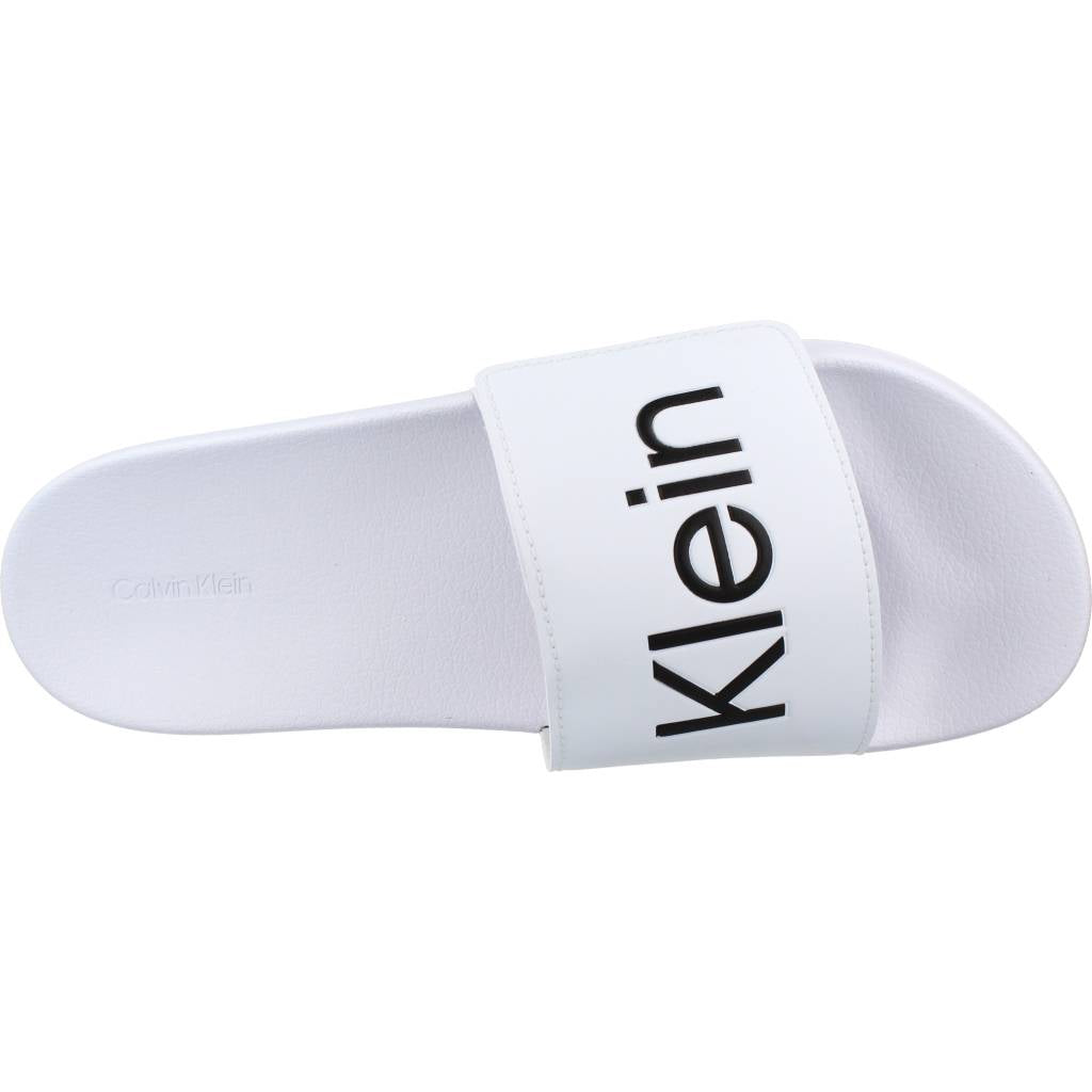 CALVIN KLEIN  POOL SLIDE ADJ en color BLANCO  (7)