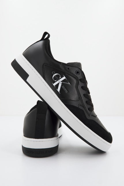 CALVIN KLEIN  CUPSOLE LOW LTH MONO en color NEGRO  (3)