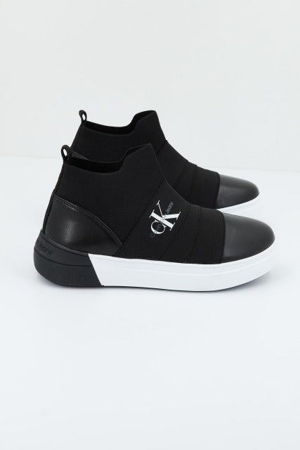 CALVIN KLEIN HIGH TOP SNEAKER en color NEGRO  (2)