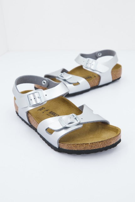 BIRKENSTOCK RIO KIDS BF ELECTRIC en color PLATA  (1)