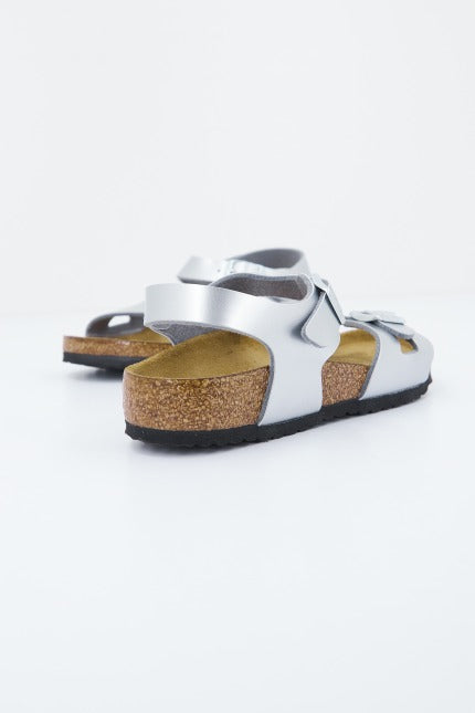 BIRKENSTOCK RIO KIDS BF ELECTRIC en color PLATA  (3)