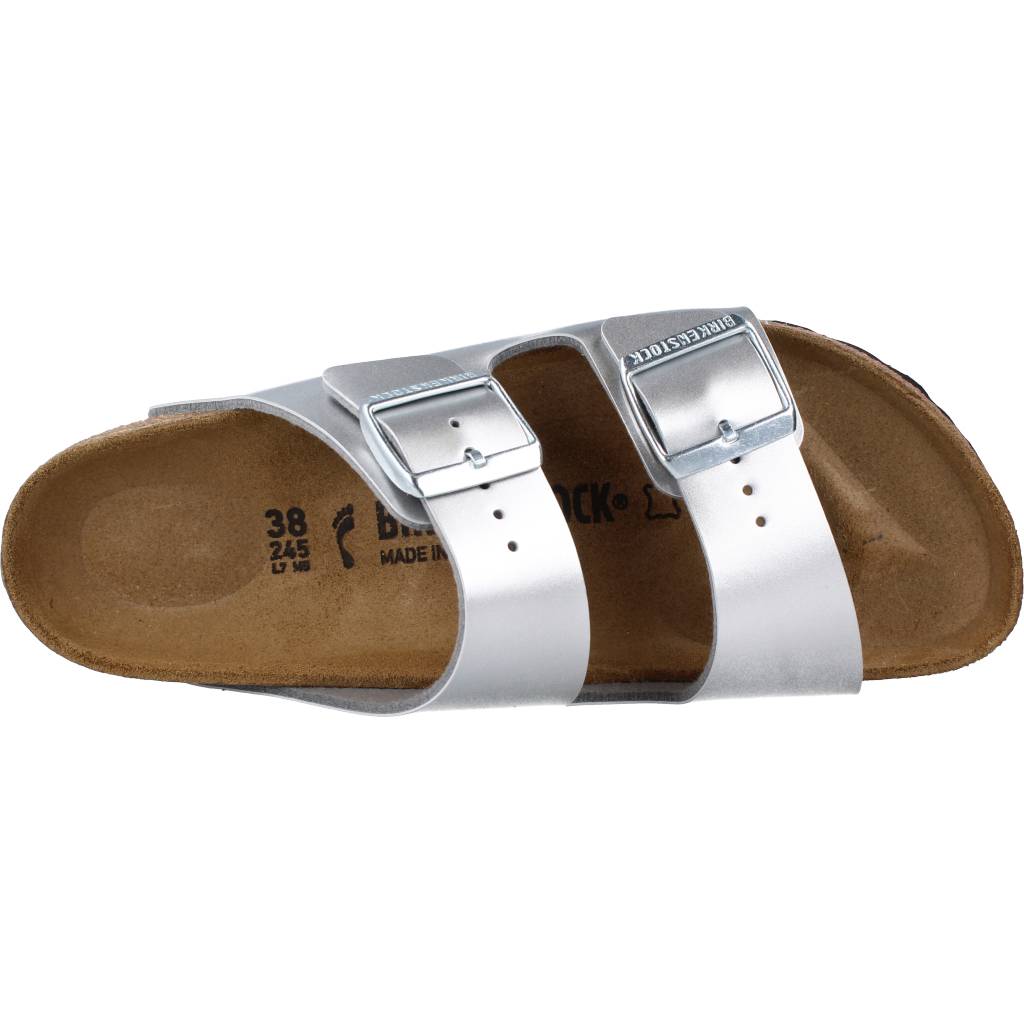 BIRKENSTOCK ARIZONA KIDS BF en color PLATA  (7)