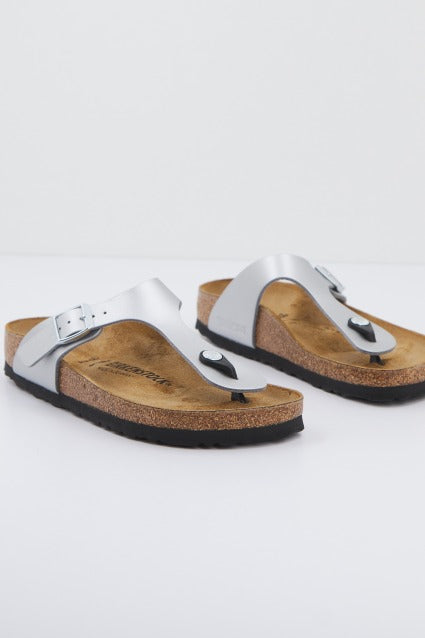 BIRKENSTOCK GIZEH BF en color PLATA  (1)