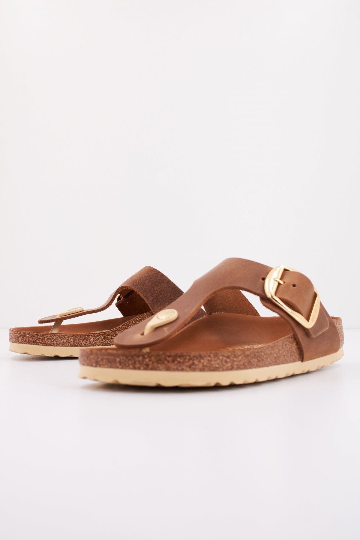 BIRKENSTOCK GIZEH BIG BUCKLE OILED LE en color MARRON  (2)