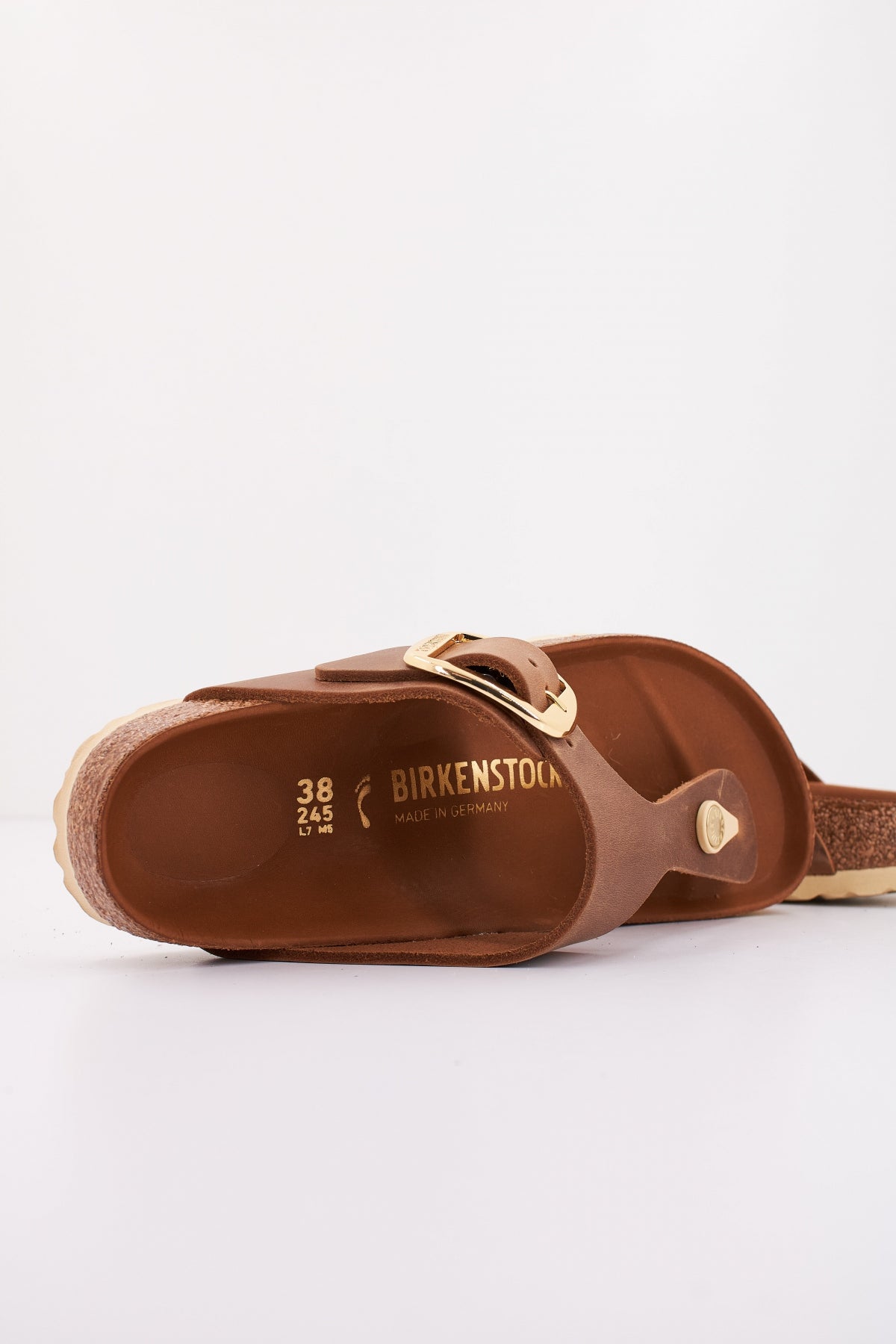 BIRKENSTOCK GIZEH BIG BUCKLE OILED LE en color MARRON  (4)