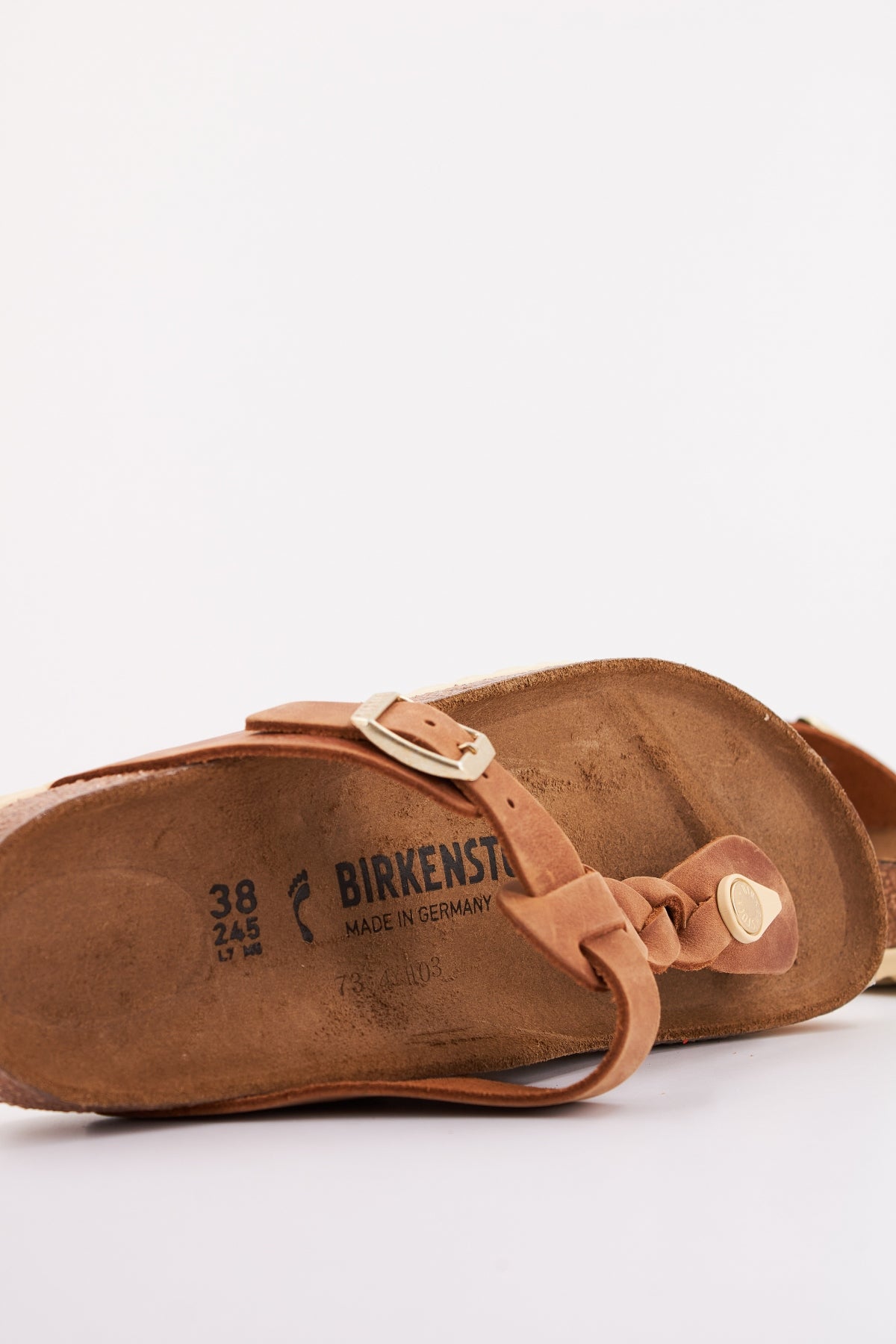 BIRKENSTOCK GIZEH BRAIDED en color MARRON  (4)