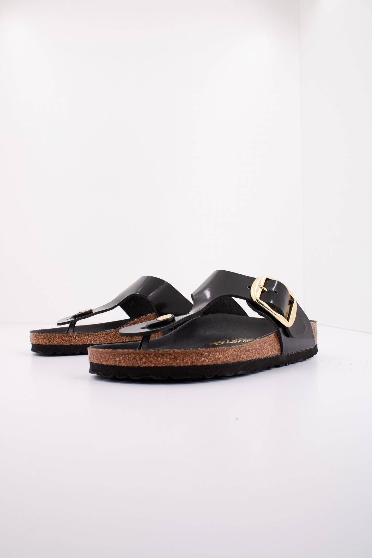 BIRKENSTOCK GIZEH NATURAL BUCKLE en color NEGRO  (2)