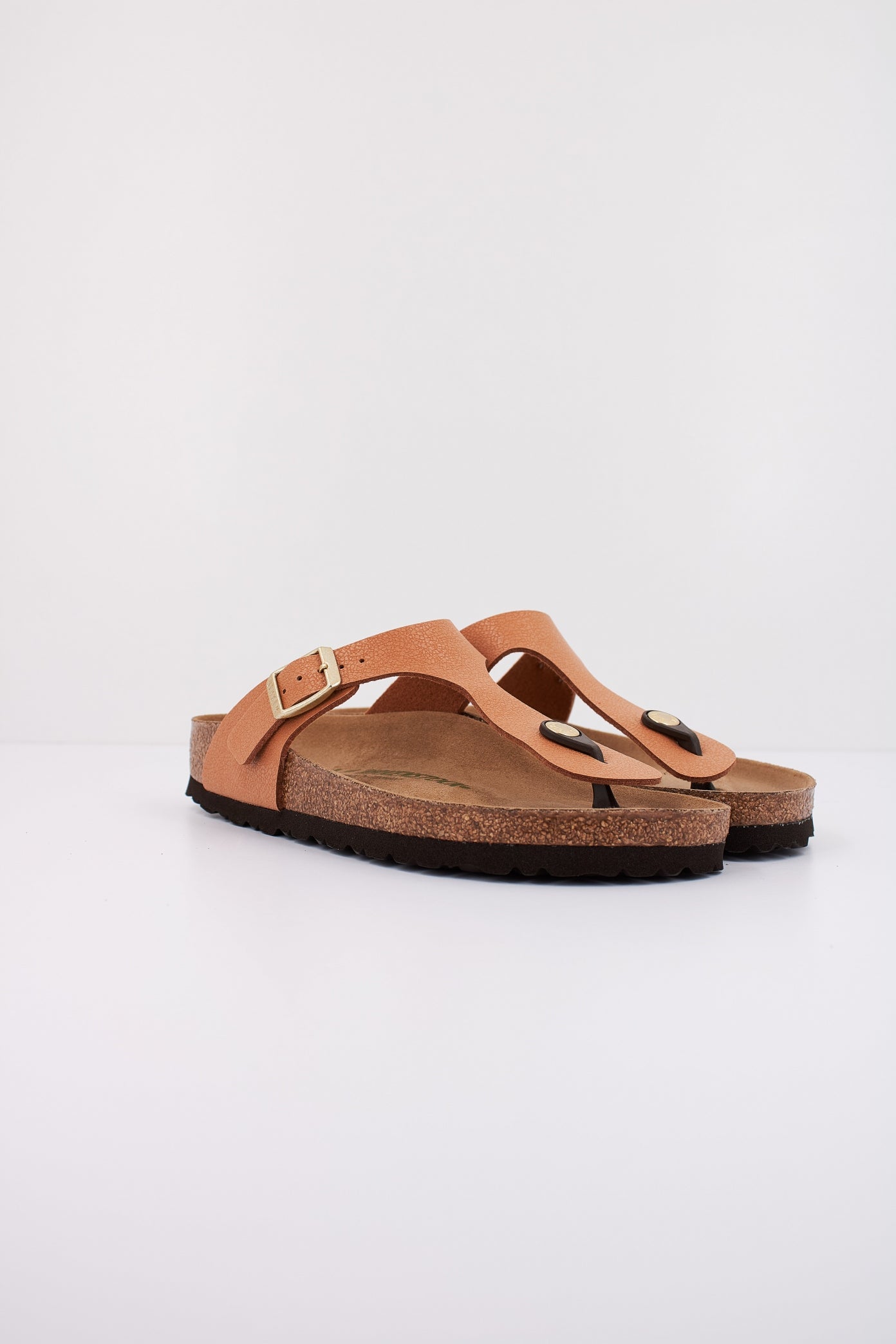 BIRKENSTOCK GIZEH BIRKO-FLOR NUBUCK en color MARRON CLARO  (2)