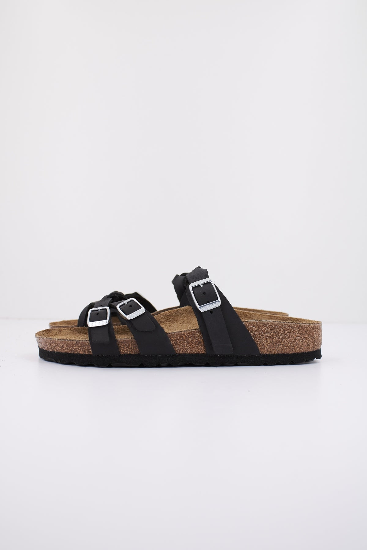 BIRKENSTOCK FRANCA BRAIDED OILED LEAT en color NEGRO  (1)