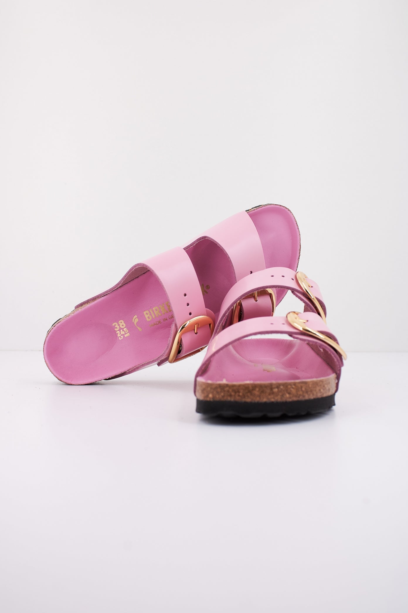 BIRKENSTOCK ARIZONA BIG BUCKLE NATURA en color ROSA  (4)