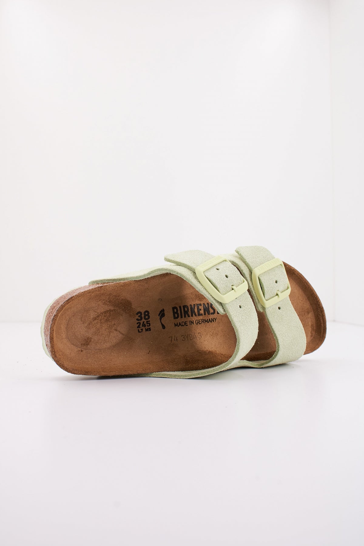 BIRKENSTOCK ARIZONA SUEDE LEATHER en color VERDE  (4)