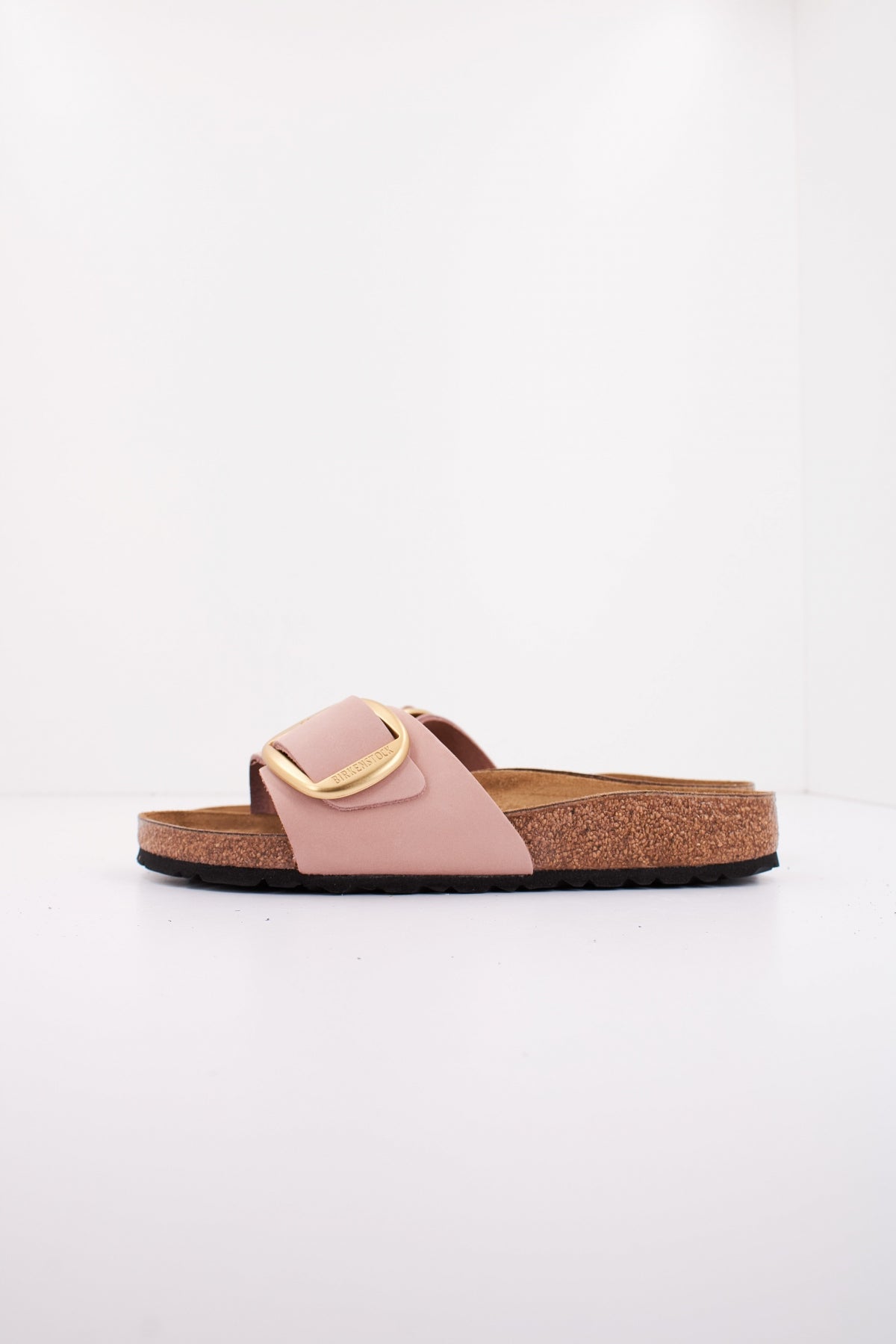 BIRKENSTOCK MADRID BIG BUCKLE NUBUCK en color NUDE  (1)