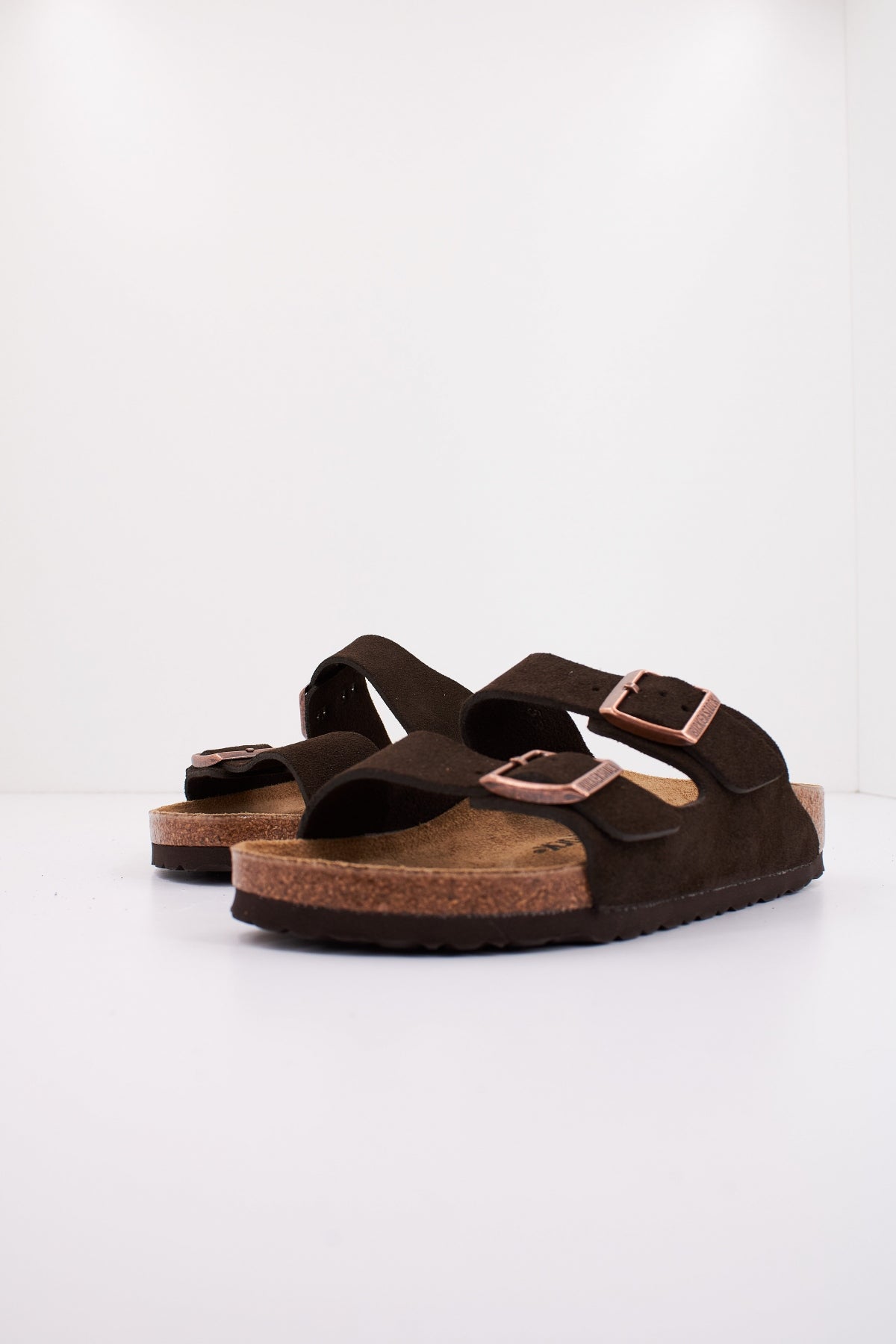 BIRKENSTOCK ARIZONA SUEDE LEATHER en color MARRON  (2)