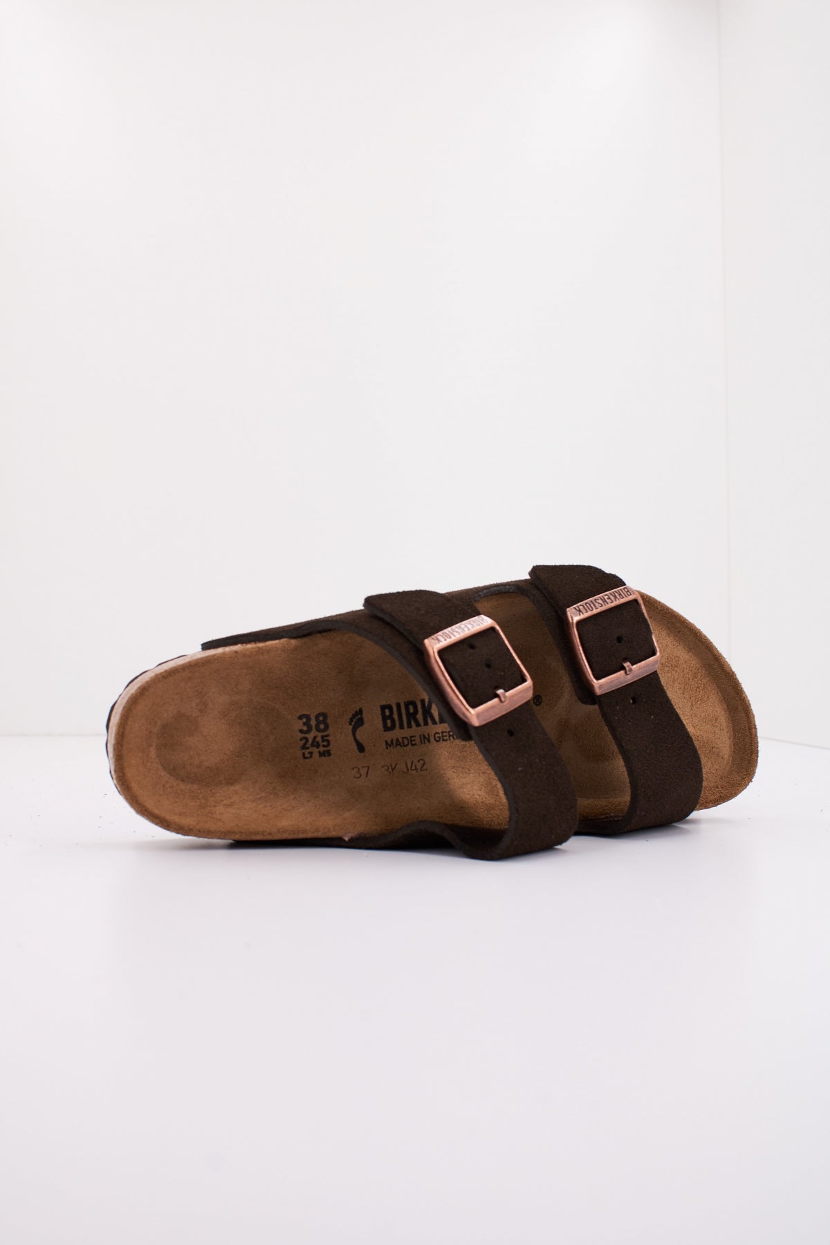 BIRKENSTOCK ARIZONA SUEDE LEATHER en color MARRON  (4)