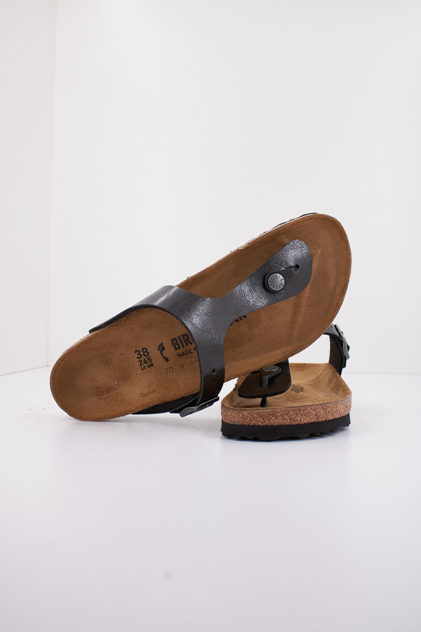 BIRKENSTOCK GIZEH BIRKO-FLOR en color NEGRO  (4)