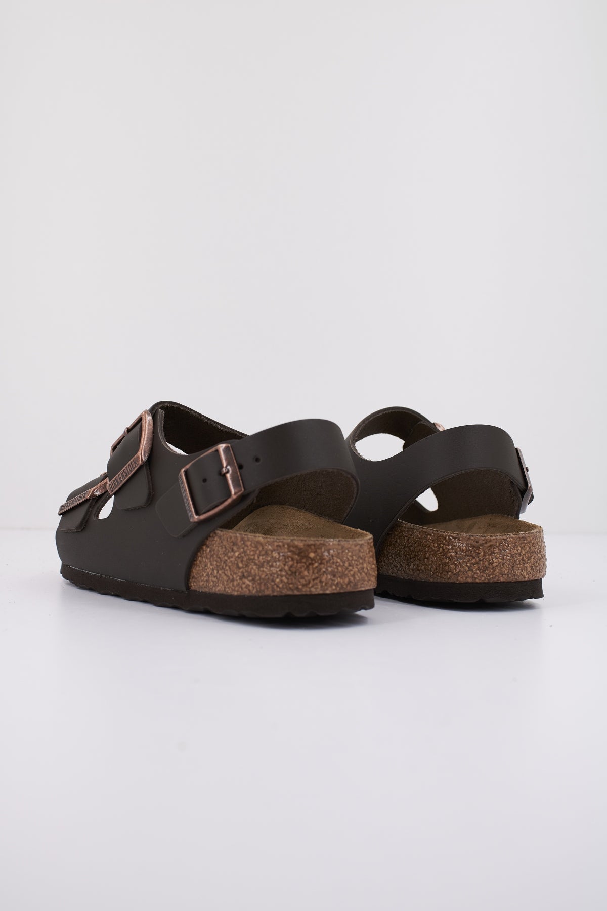 BIRKENSTOCK MILANO NATURAL LEATHER en color MARRON  (3)