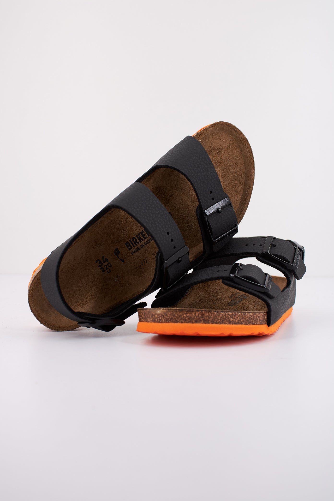 BIRKENSTOCK MILANO KIDS BIRKO-FLOR en color NEGRO  (4)