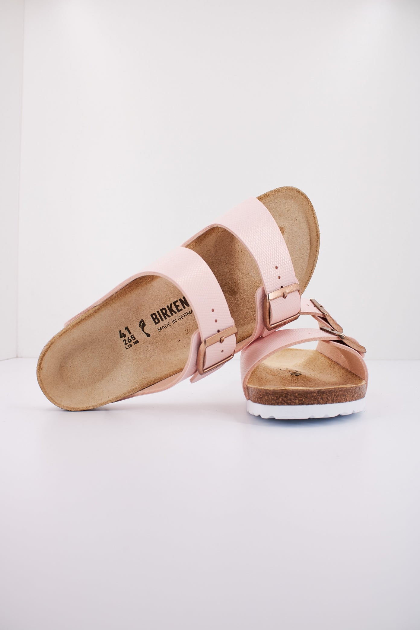 BIRKENSTOCK ARIZONA BIRKO-FLOR EMBOSS en color ROSA  (4)