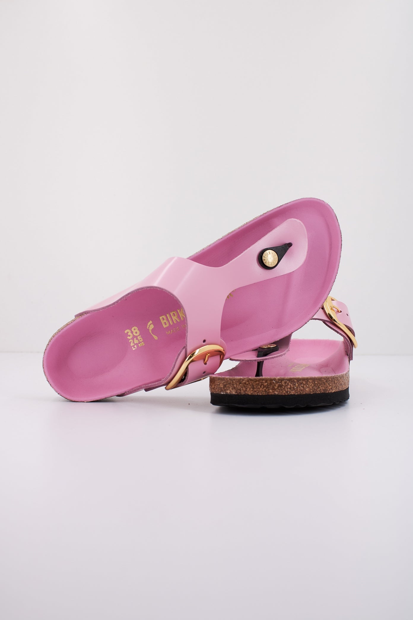 BIRKENSTOCK GIZEH BIG BUCKLE NATURAL en color ROSA  (4)