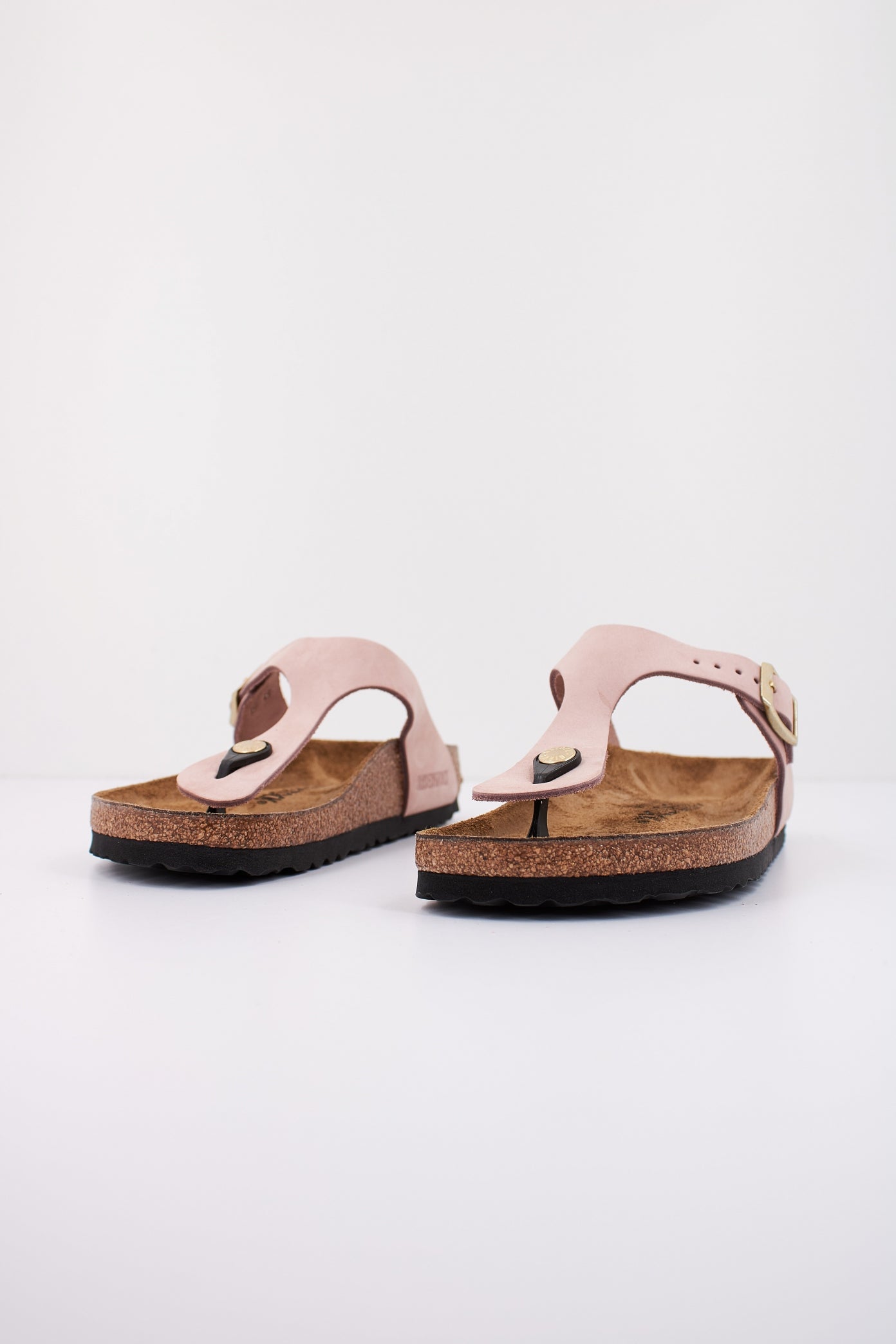 BIRKENSTOCK GIZEH NUBUCK LEATHER en color ROSA  (2)