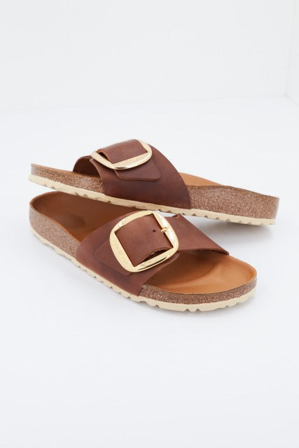 BIRKENSTOCK  MADRID BIG BUCKLE FL en color MARRON  (4)