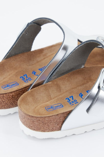 BIRKENSTOCK Gizeh NL en color PLATA  (3)