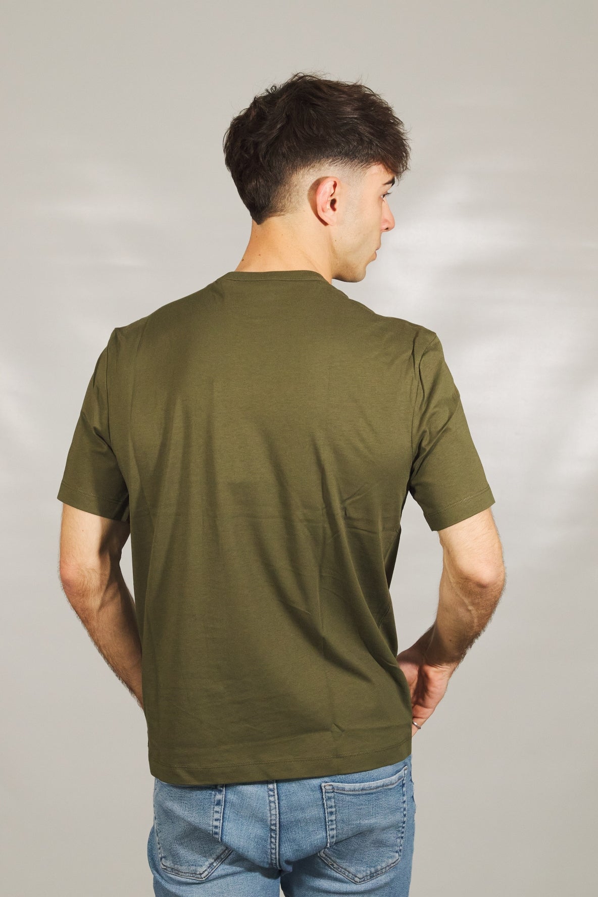 BLAUER T-SHIRT MANICA CORTA en color VERDE  (3)