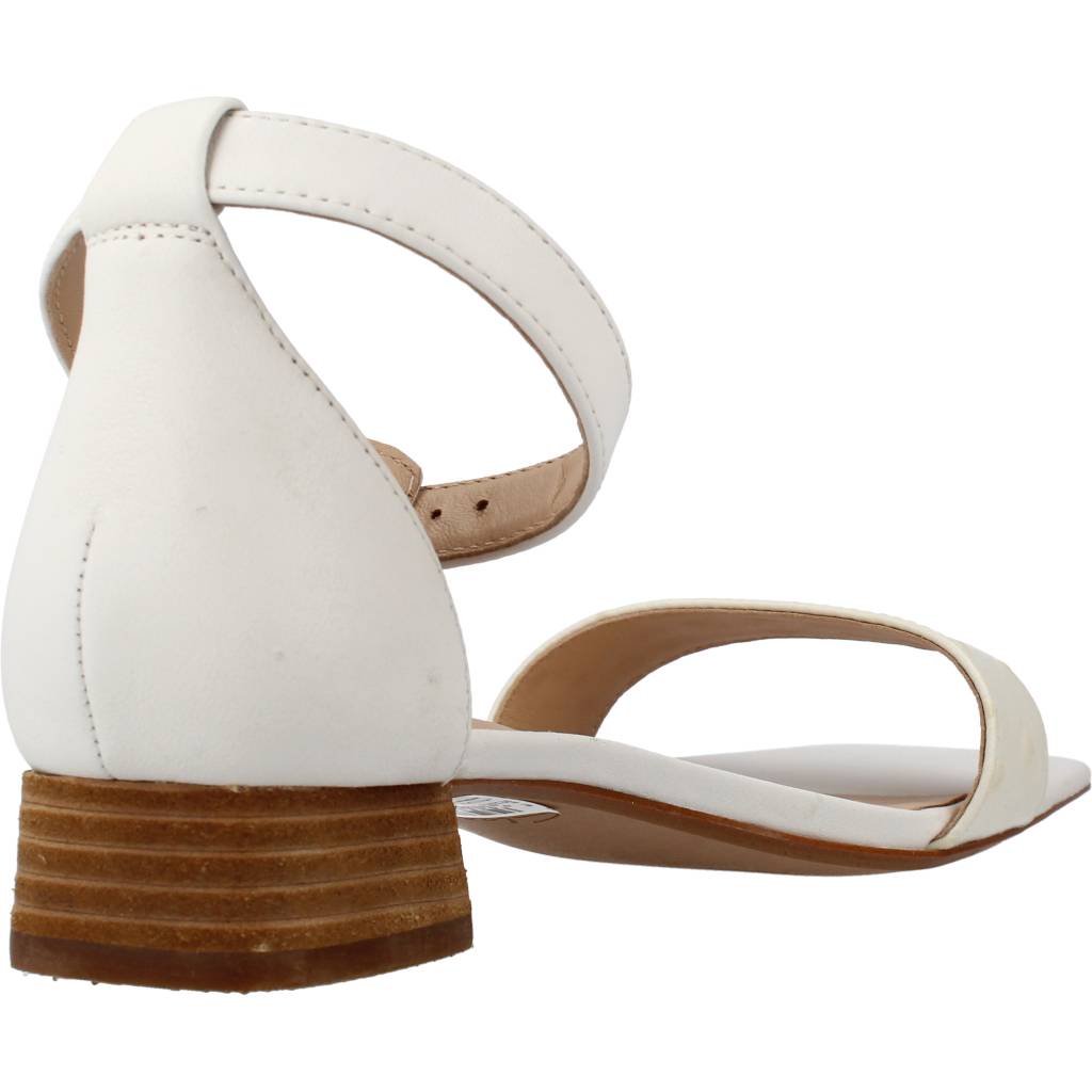 CLARKS SHEER STRAP en color BLANCO  (3)