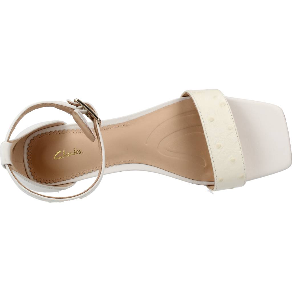 CLARKS SHEER STRAP en color BLANCO  (7)