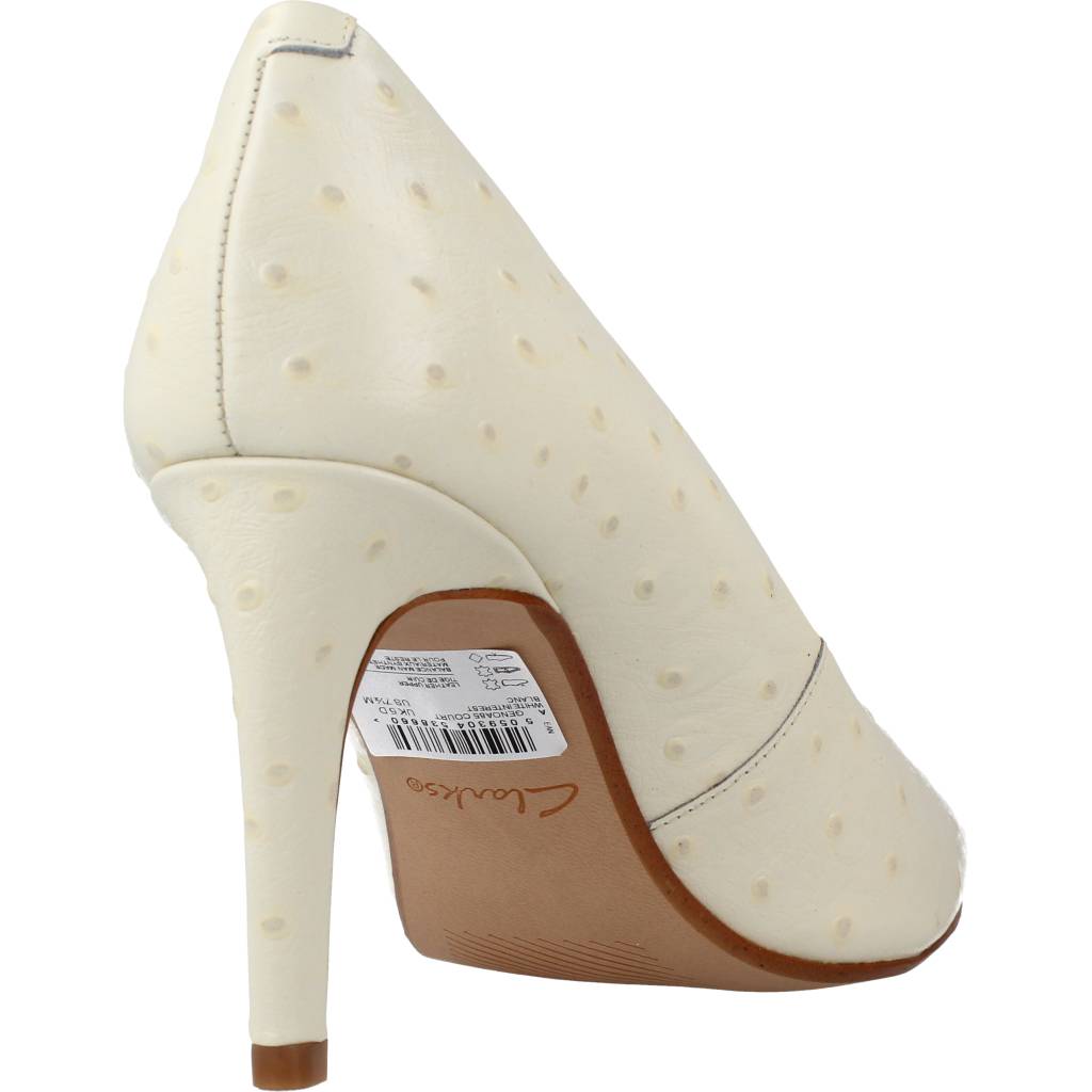 CLARKS GENOA COURT en color BLANCO  (3)