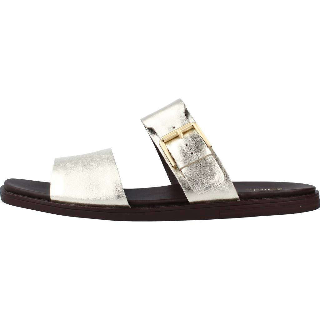 CLARKS OFRA SLIDE en color ORO  (2)