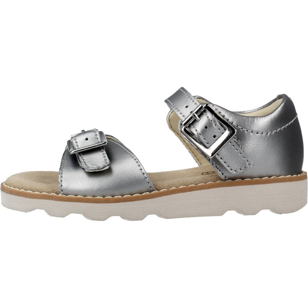 CLARKS CROWN BLOOM T en color PLATA  (2)