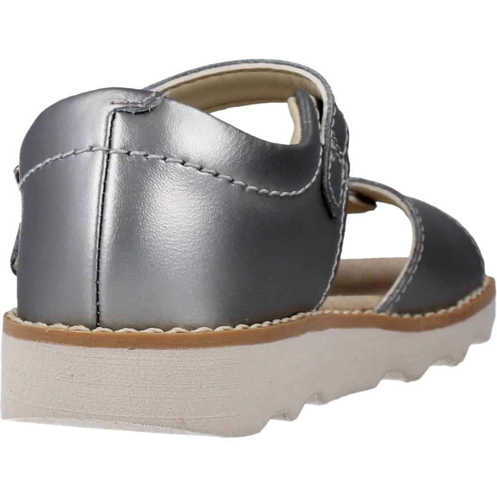 CLARKS CROWN BLOOM T en color PLATA  (3)