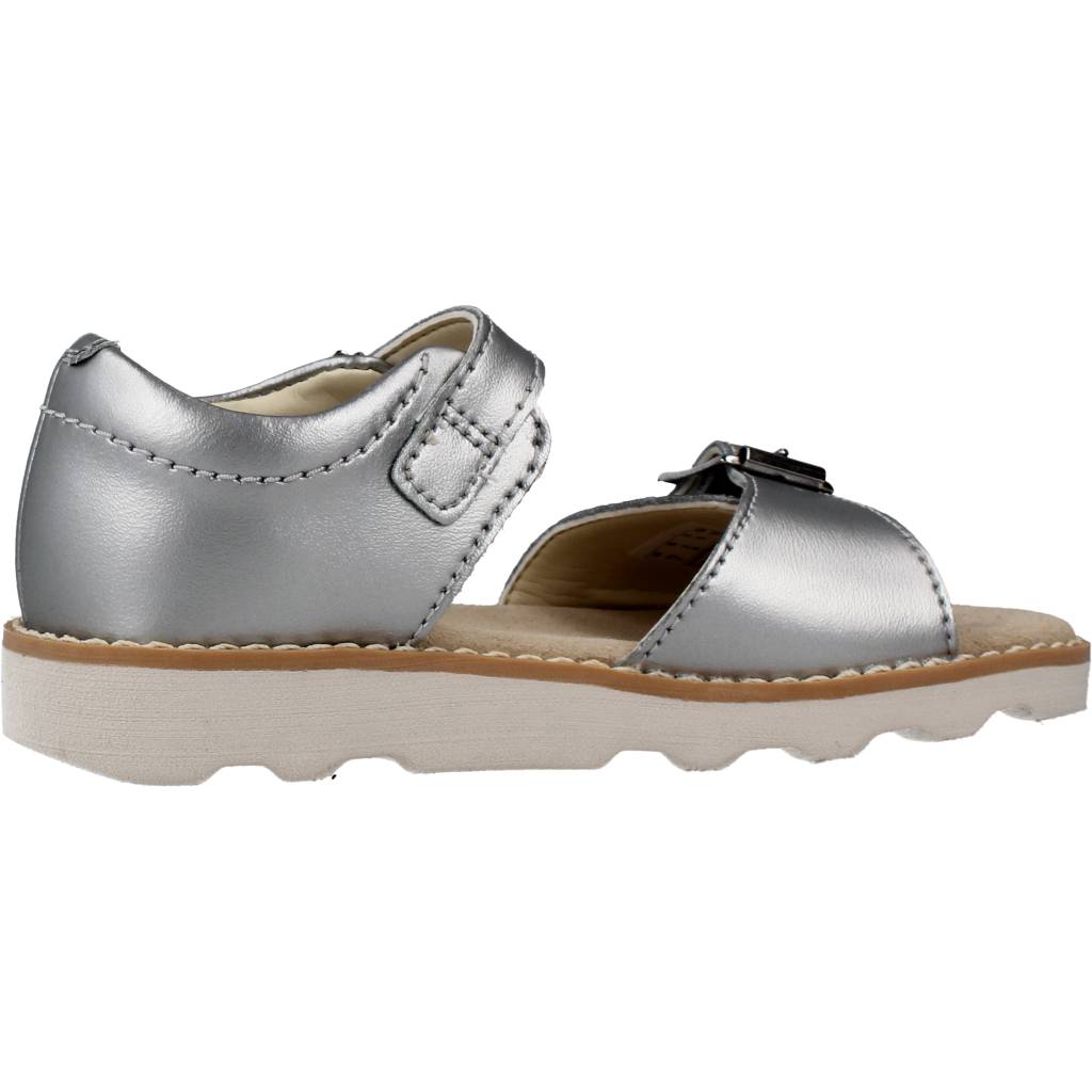 CLARKS CROWN BLOOM T en color PLATA  (4)