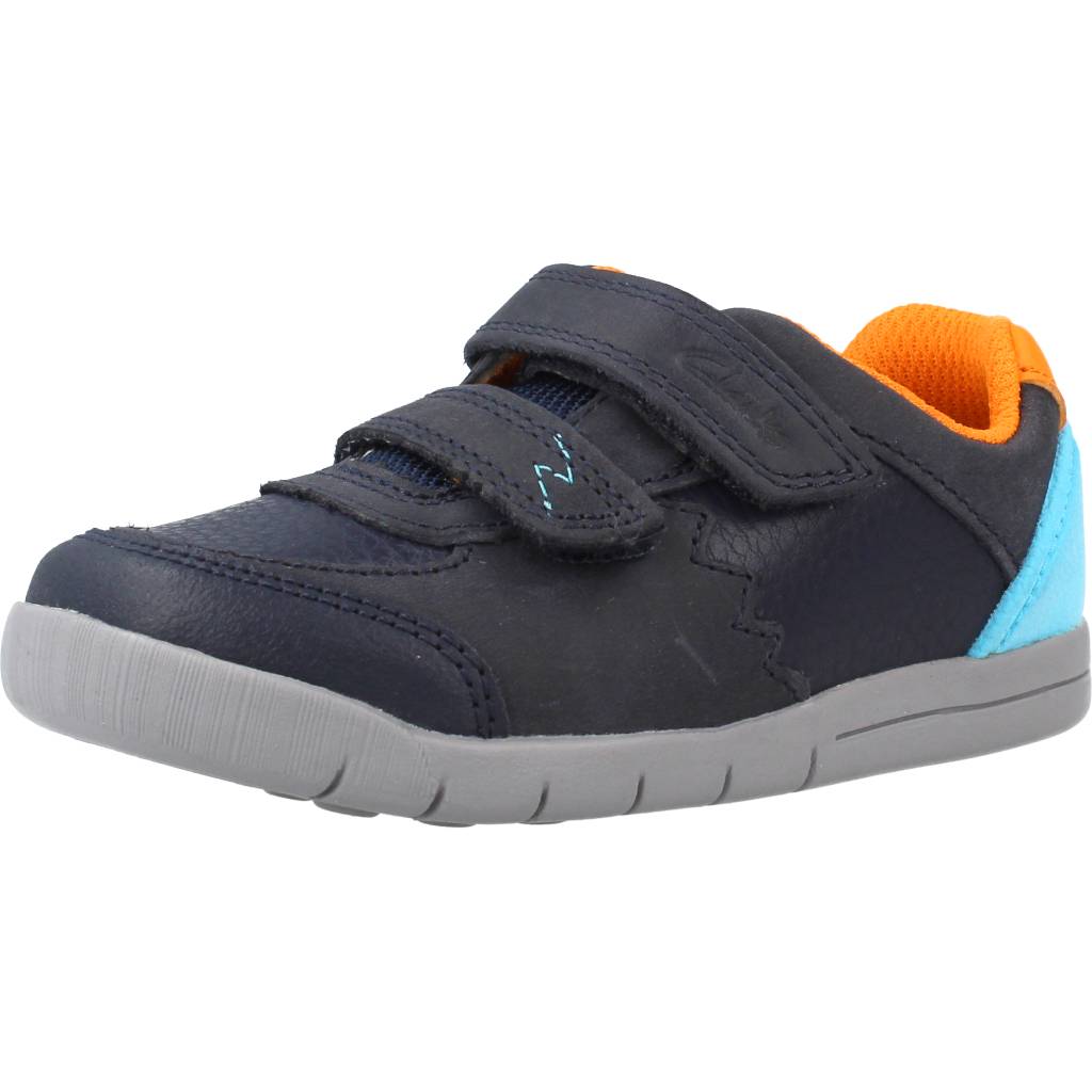 CLARKS REX QUEST T en color AZUL  (1)