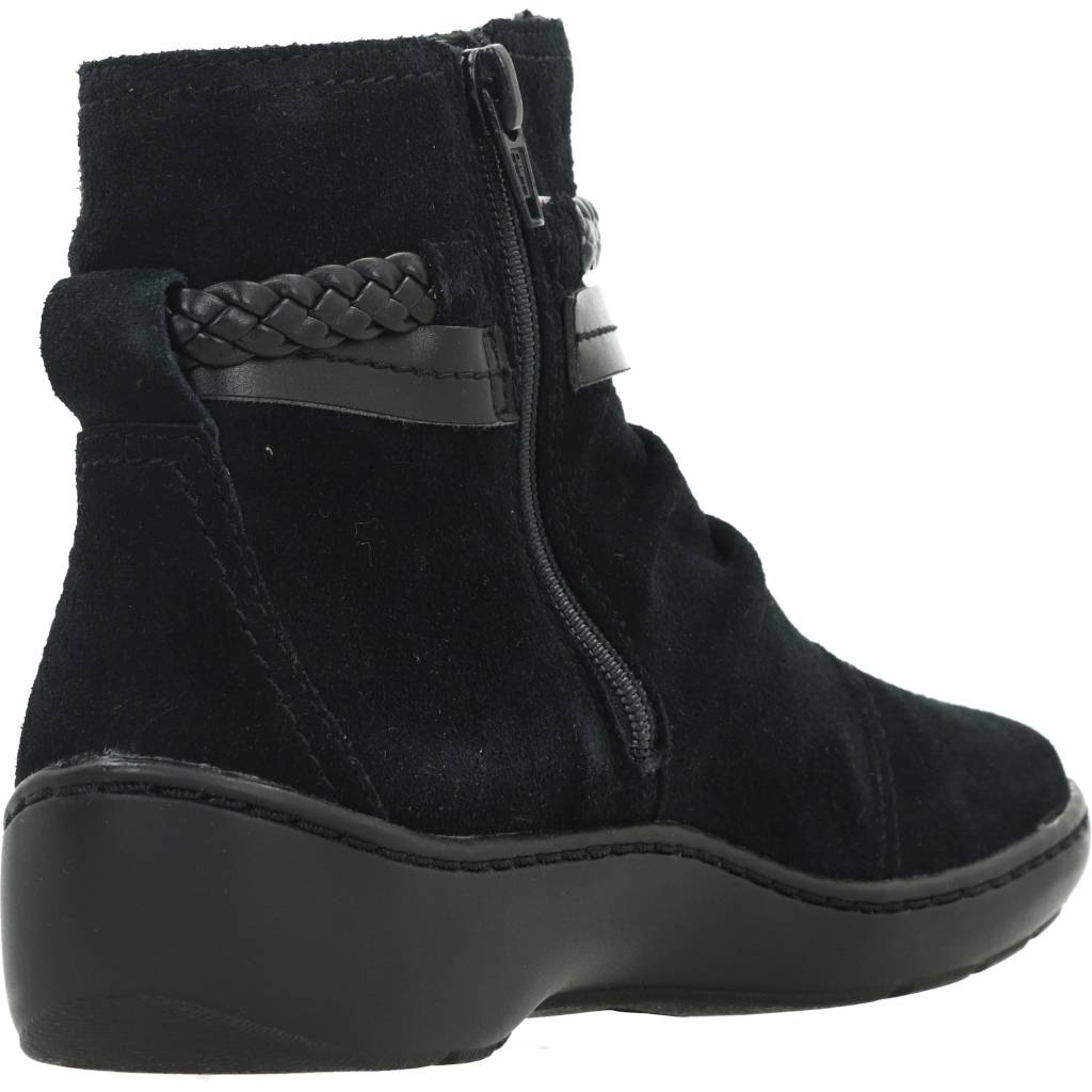 CLARKS CORA BRAIDBOOT en color NEGRO  (3)