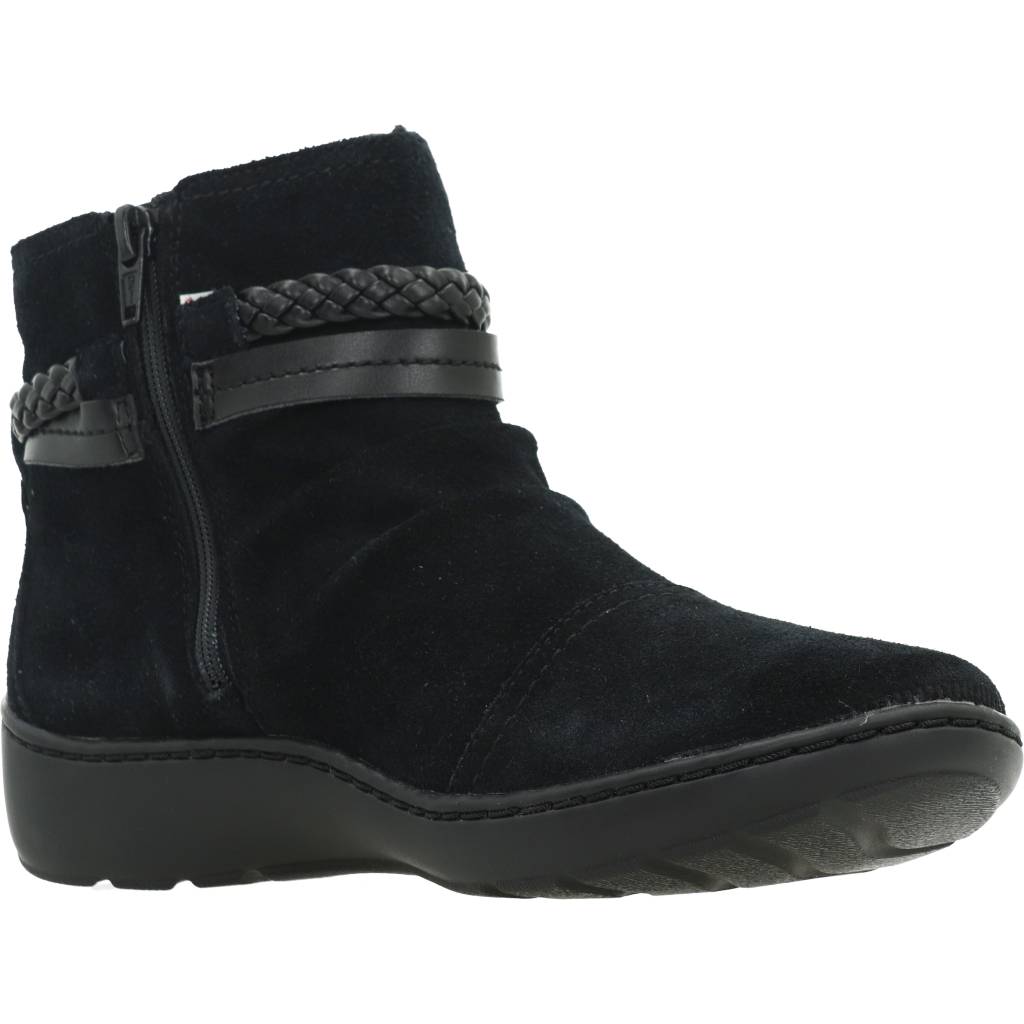 CLARKS CORA BRAIDBOOT en color NEGRO  (5)