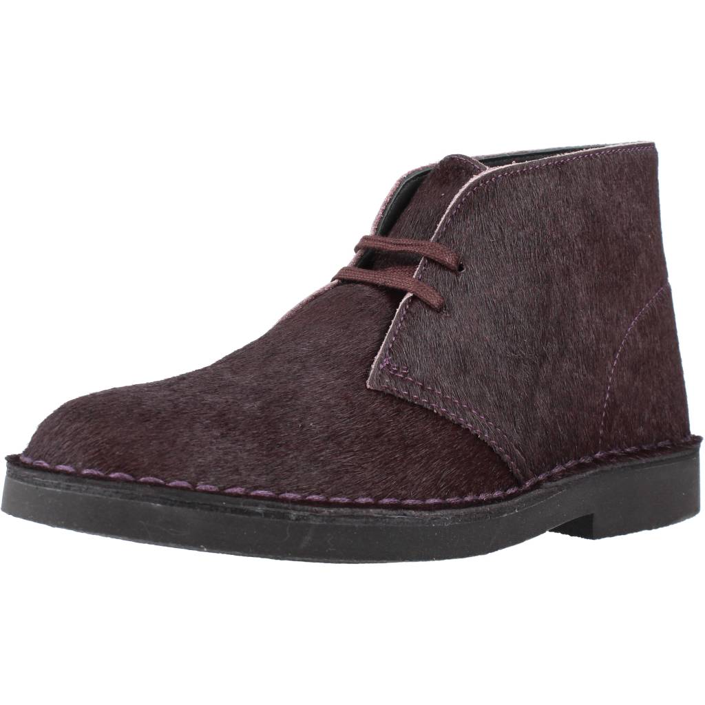 CLARKS DESERT BOOT  en color BURDEOS  (1)