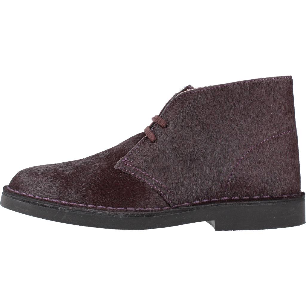 CLARKS DESERT BOOT  en color BURDEOS  (2)