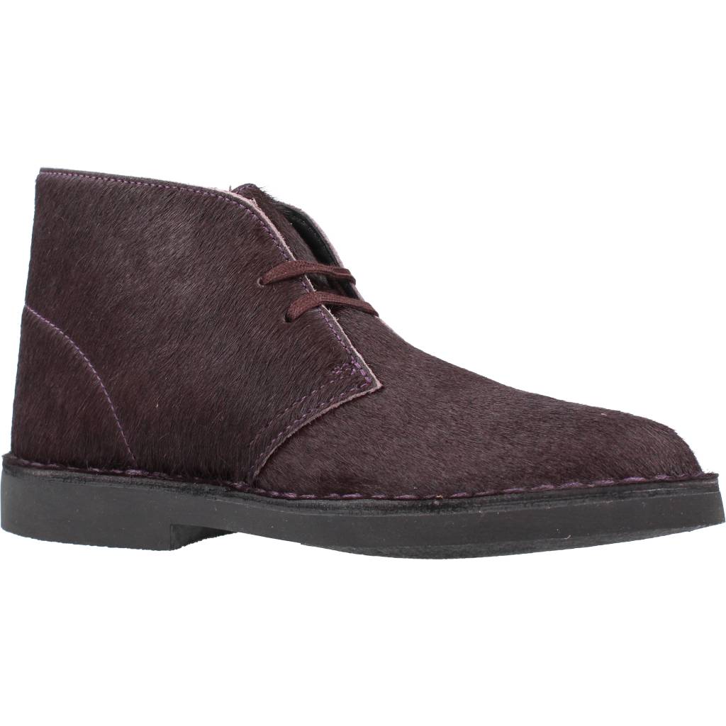 CLARKS DESERT BOOT  en color BURDEOS  (5)