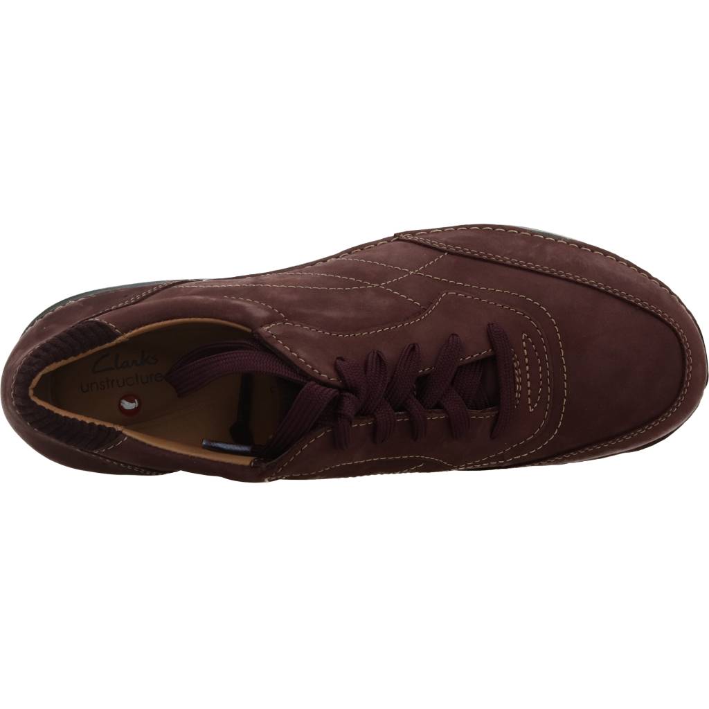 CLARKS APPLEY TIE en color BURDEOS  (7)